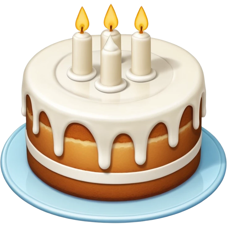 cake, but upside down emoji