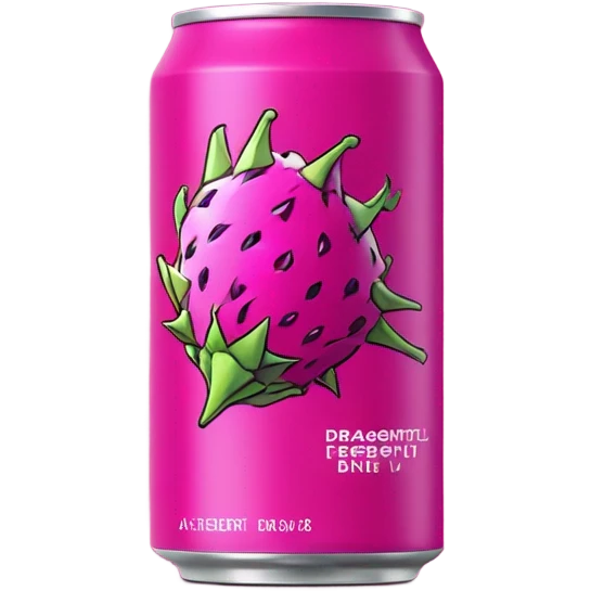 Dragonfruit pink Dragon Energy Drink  emoji