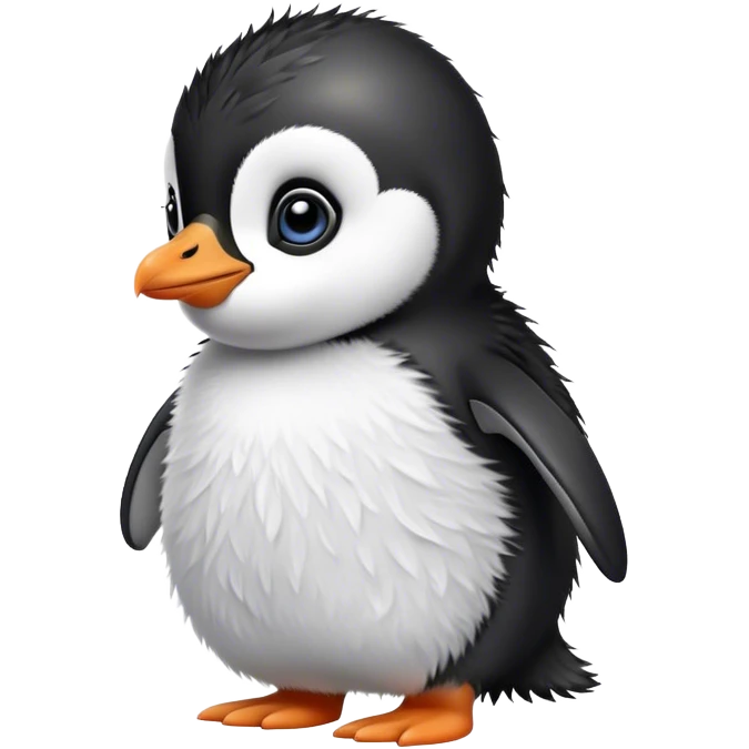 Cute baby penguin emoji