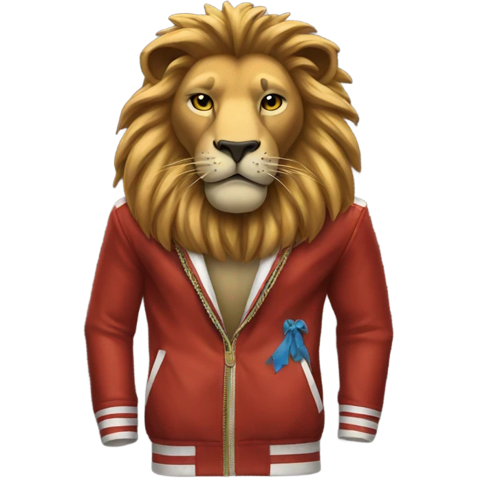lion where boxing jacket  emoji