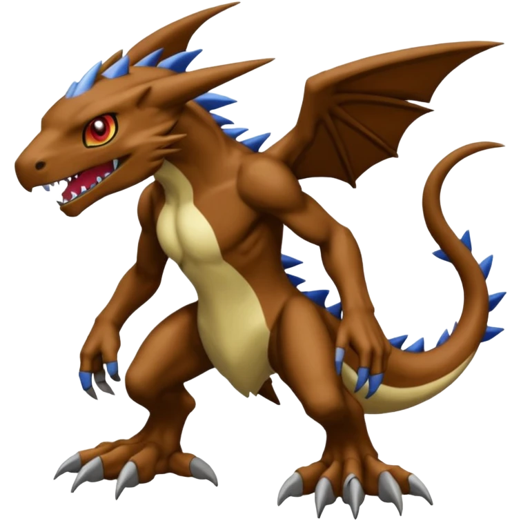 Draydenramon-Digimon-Fakémon-creature (full body) emoji