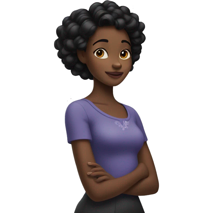 Black girl disney emoji