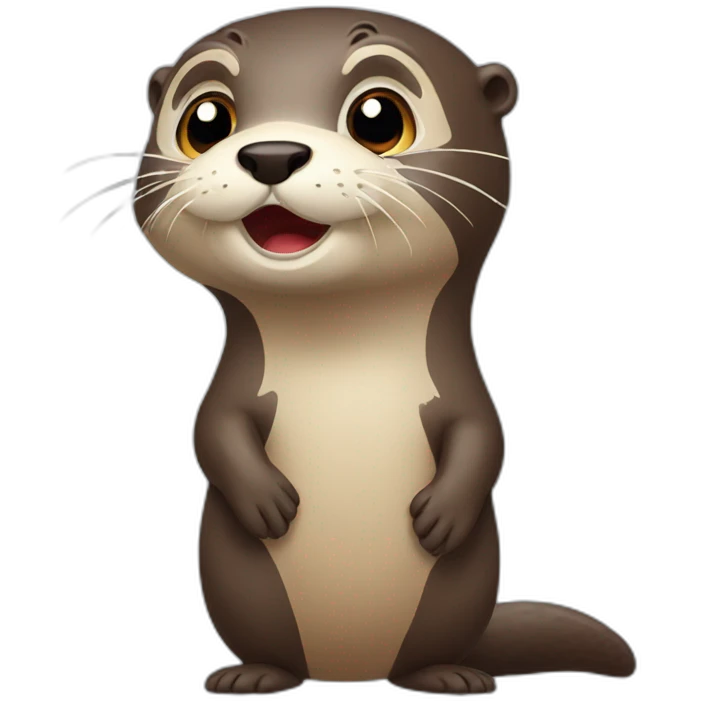 Otter confused emoji