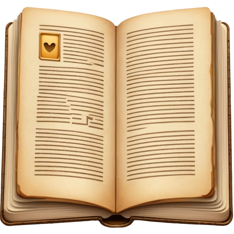 Open book aesthetic  emoji