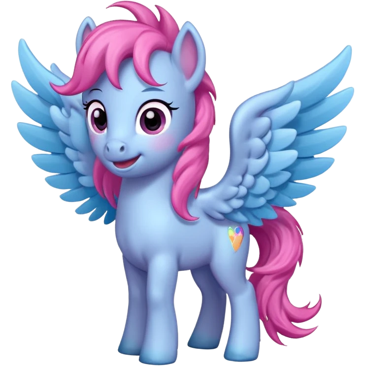 a littly pony with wings emoji emoji