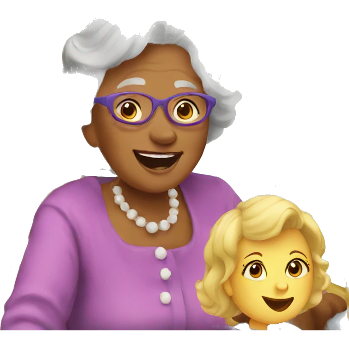 grannies on the carousel emoji