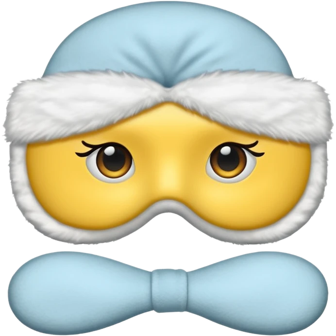 winter sleep mask emoji