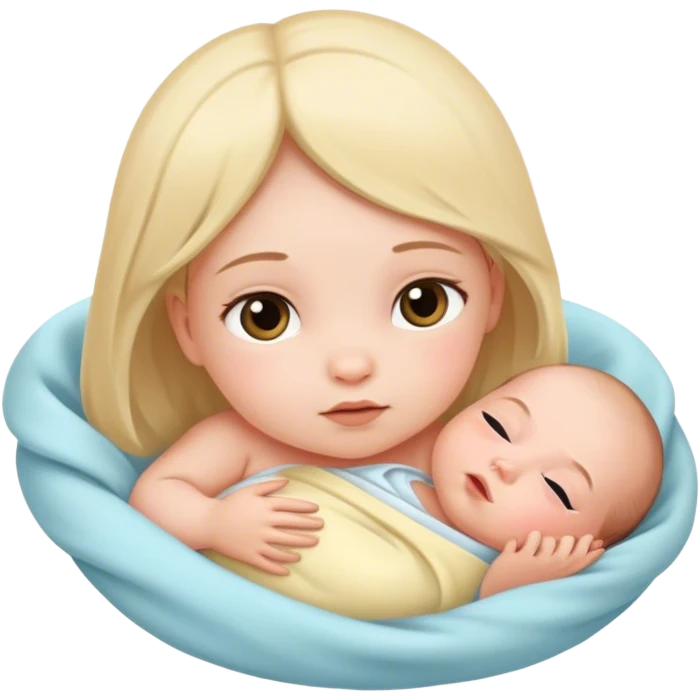 Newborn girl emoji