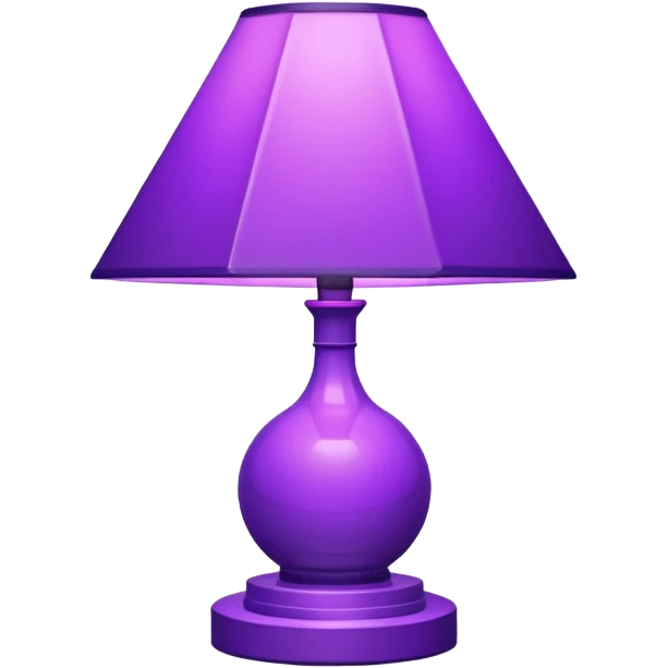 80s purple lighting lamp emoji