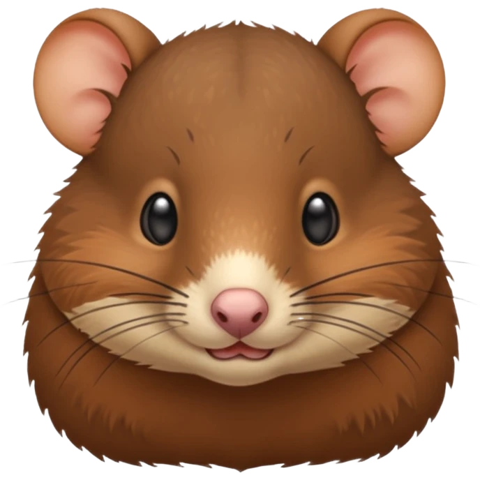 Realistic shrew emoji
