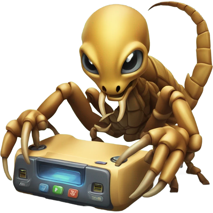 scorpon playing games emoji