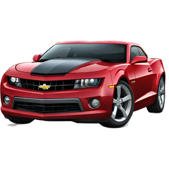 chevy camaro with long dark hair and a  smile emoji