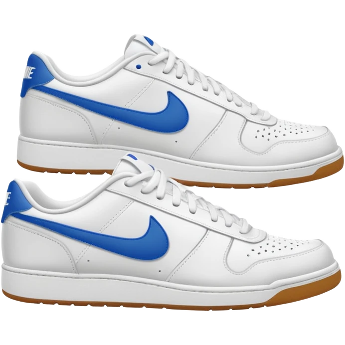 nike white low top tennis shoe runninggum bottom emoji