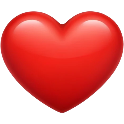 red heart emoji