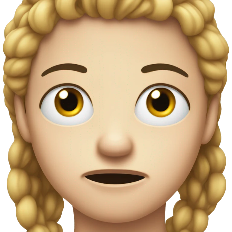 Face being annoyed  emoji