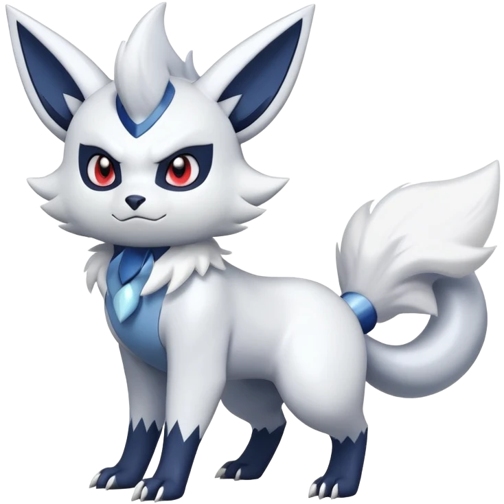 Zangoose-Absol-Meowstic-Fakémon-hybrid-creature (full body)  emoji