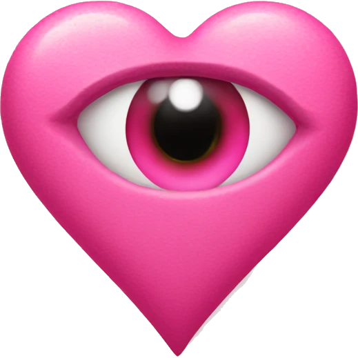 heart eye emoji with pink hearts  emoji