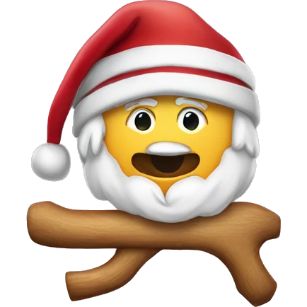 Weihnachtsmann auf dem Schlitten emoji