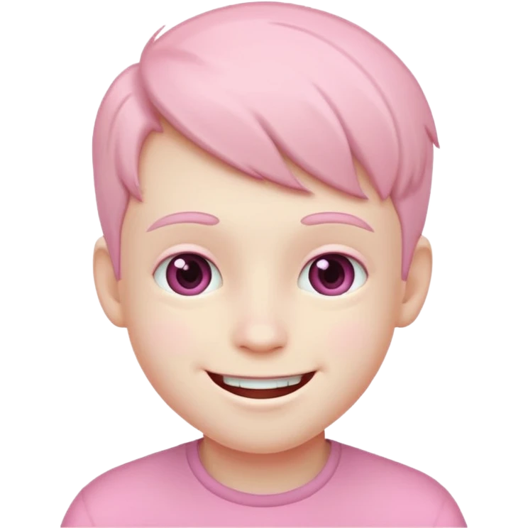 Pink boy emoji