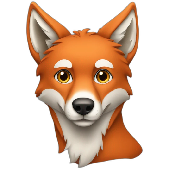Loup avec renard emoji