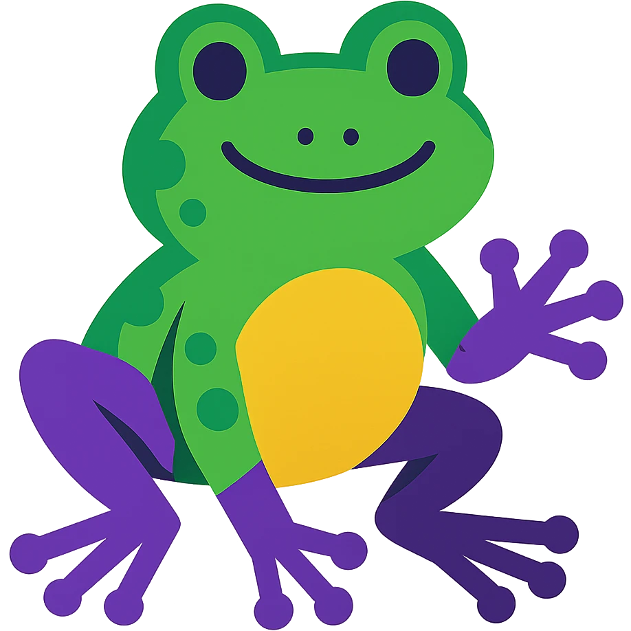 purple upper and under limbs emoji