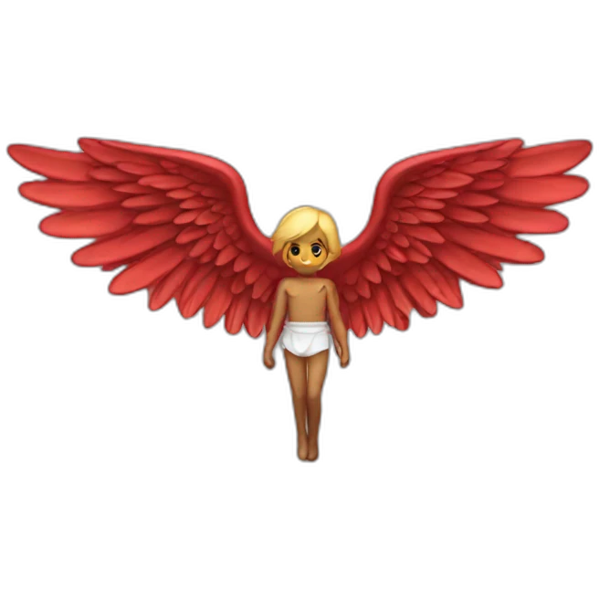 seraph with red wings emoji