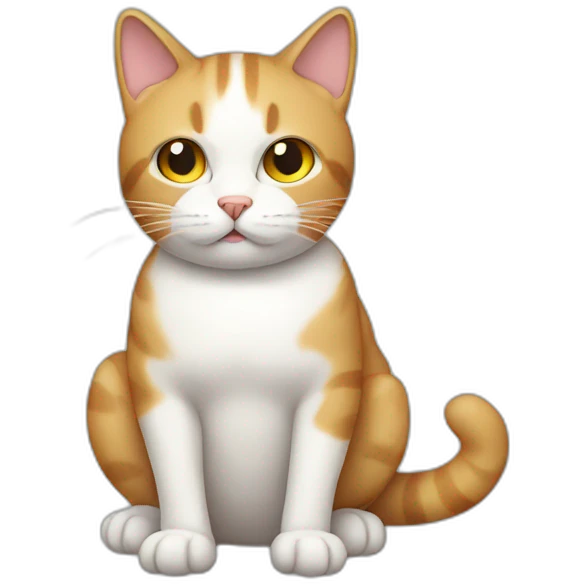cat with a bandaged belly emoji