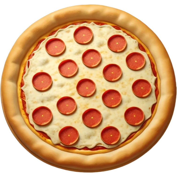 Full Pizza in the apple emoji style emoji