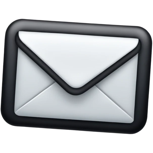 letters BLK in black color emoji