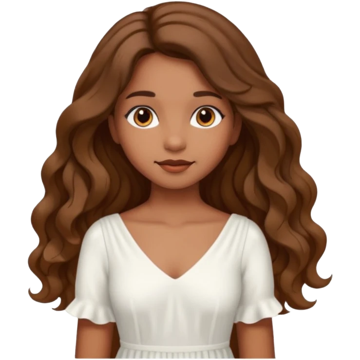 Brown girl aesthetic emoji