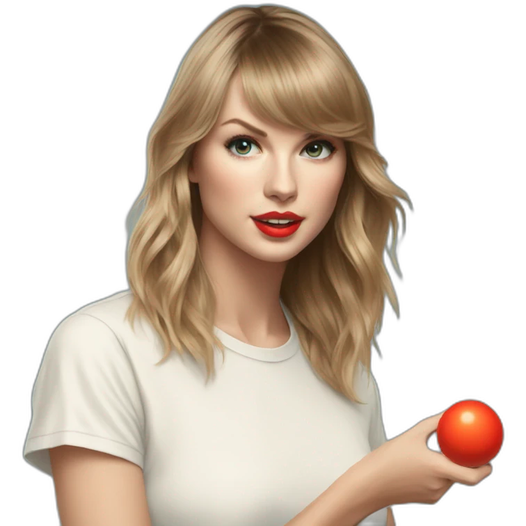 Taylorswift-playing-ping-pong emoji