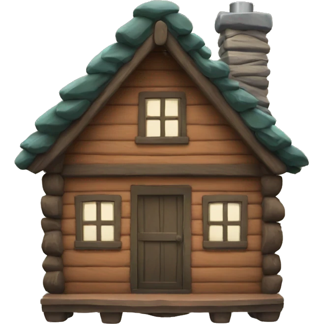 cute cabin  emoji