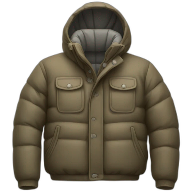 veste doudoune emoji