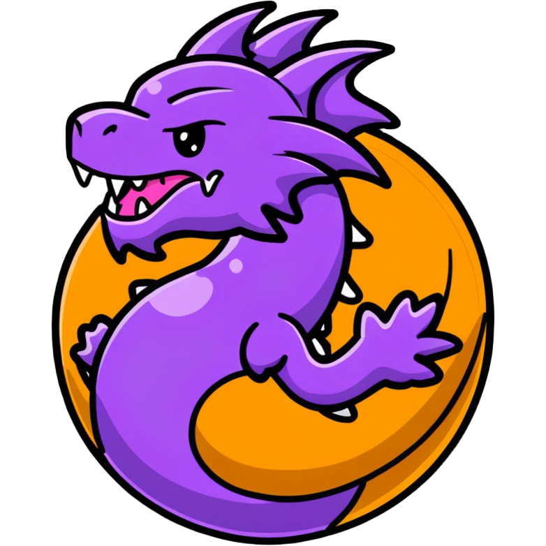 Dragon Ball with stars emoji