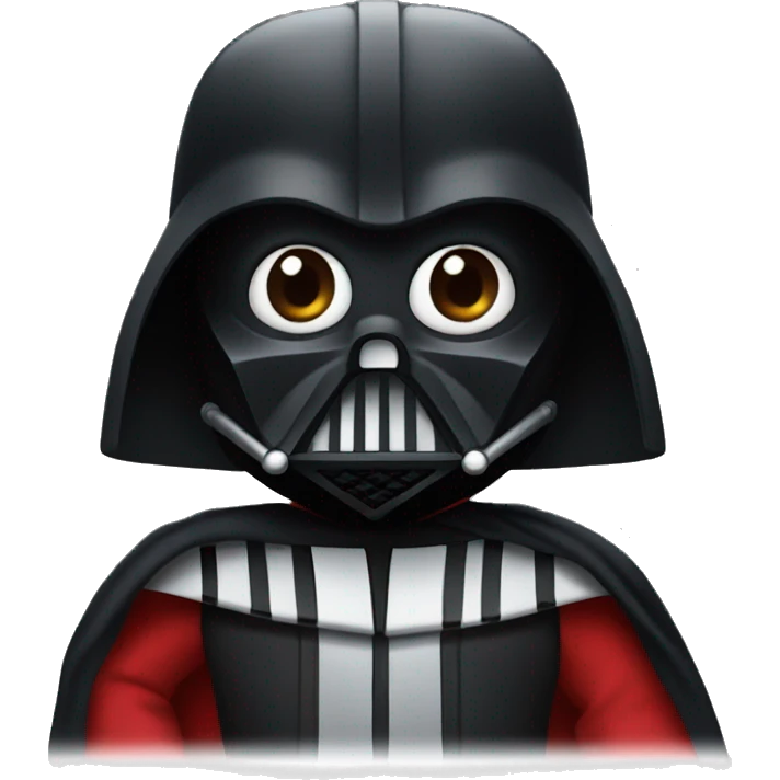 61-year-old African American male dressed as Darth Vader emoji