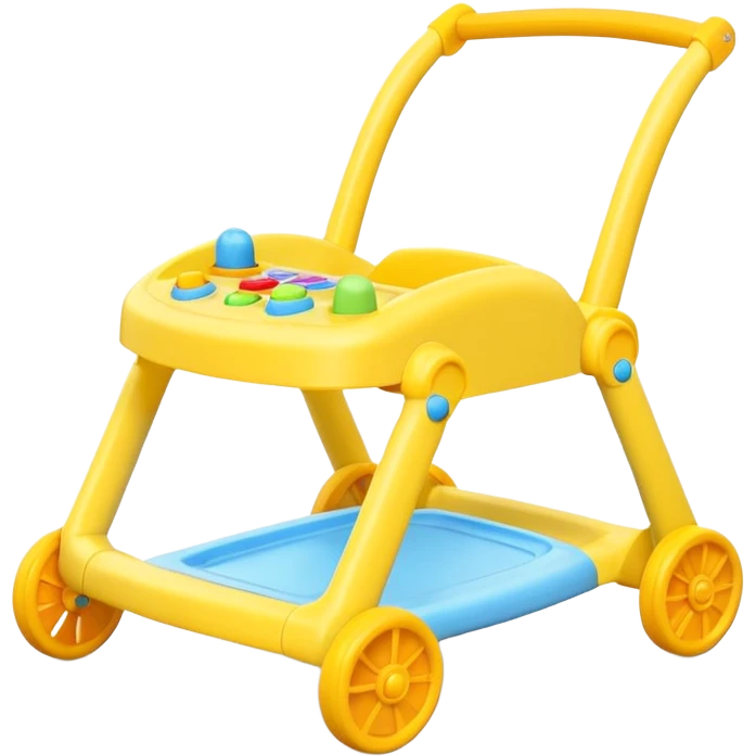 yellow baby walker emoji