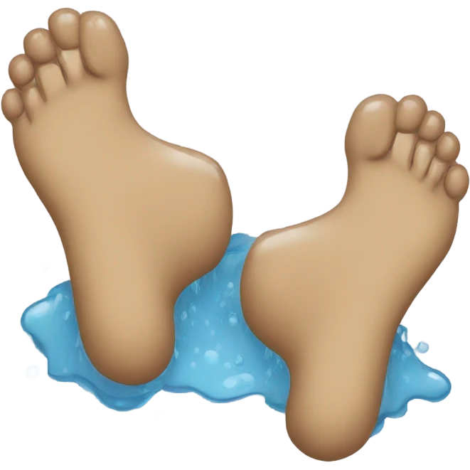 wet feet emoji