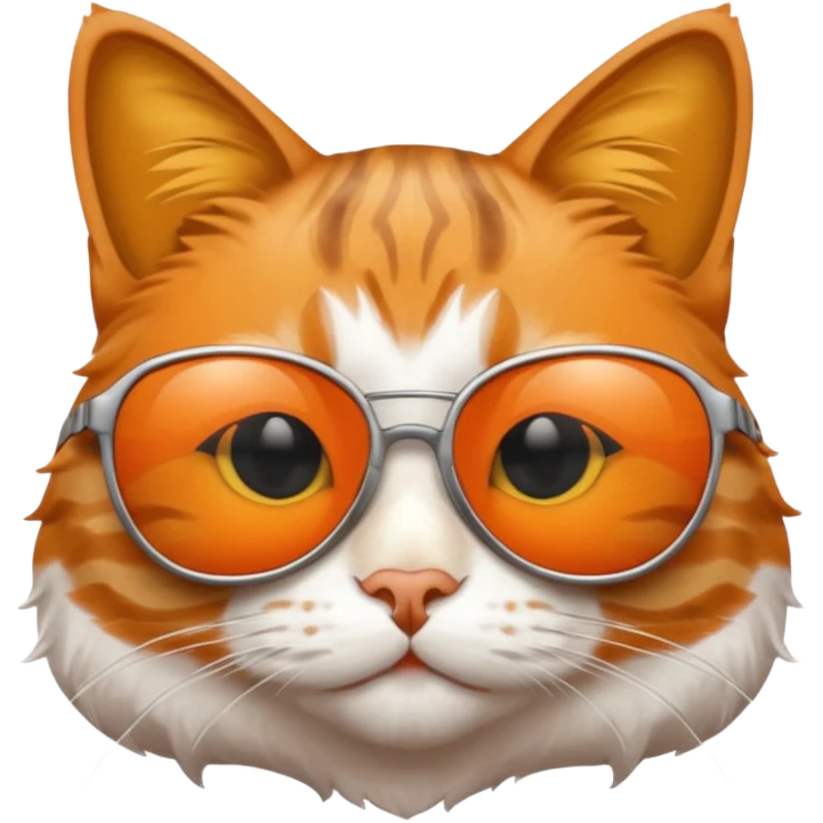 Cat wearing sunglasses emoji