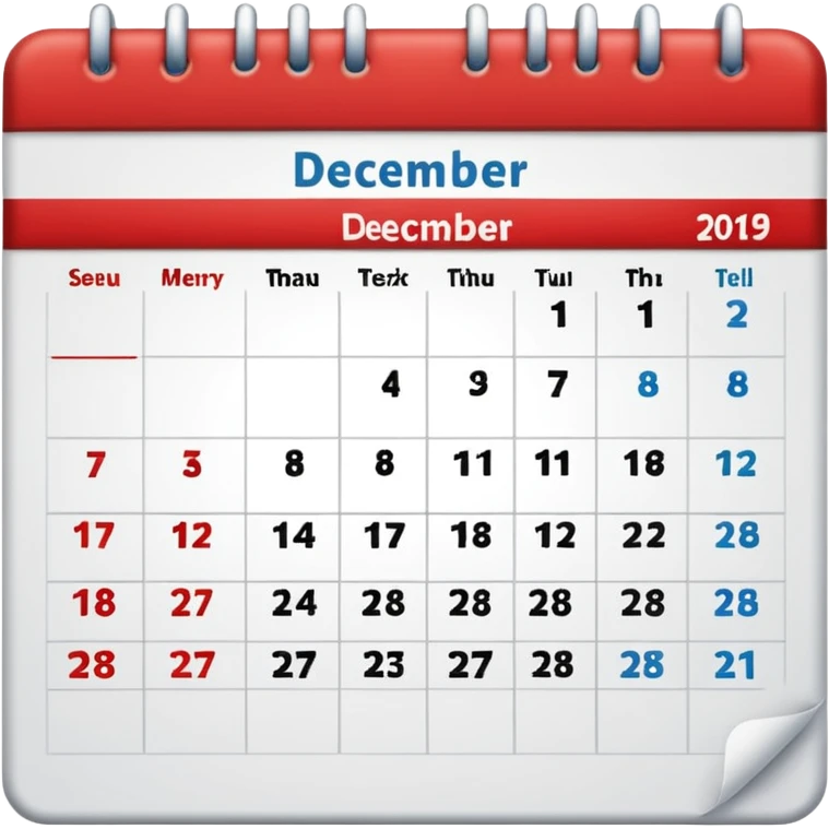 Календарь «11декабря» emoji