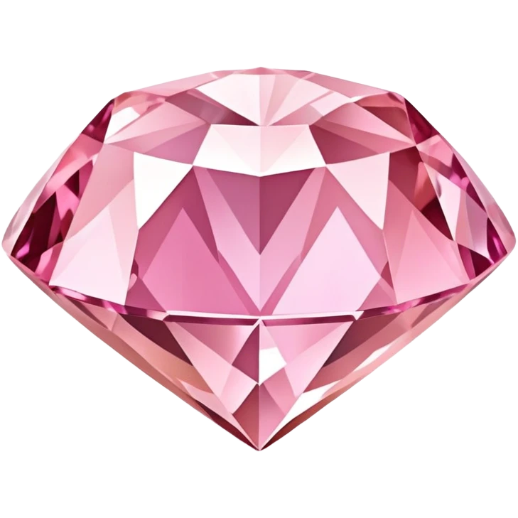 rose gold diamond gemstone with pink hues emoji