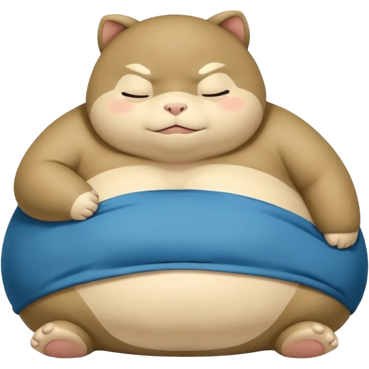 snorlax, try to preserve the character as simple as possible emoji
