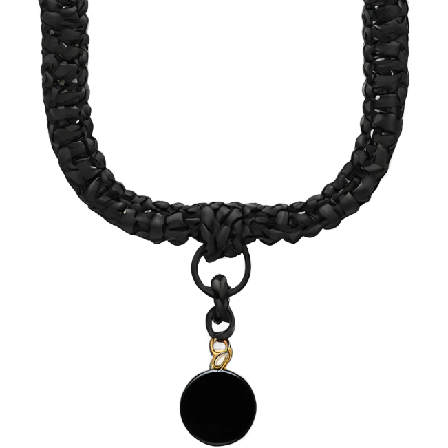 Black choker necklace emoji