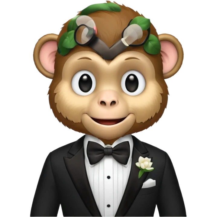 Groom monkey emoji