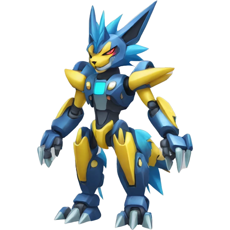Zeraora-Zoroark-medabot-Mecha full body emoji