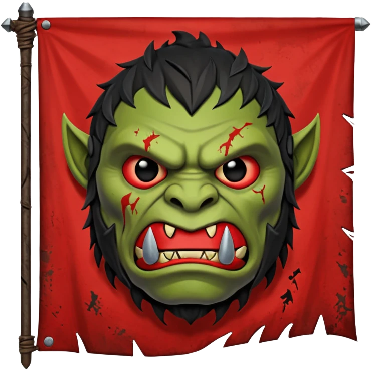 orc war banner emoji