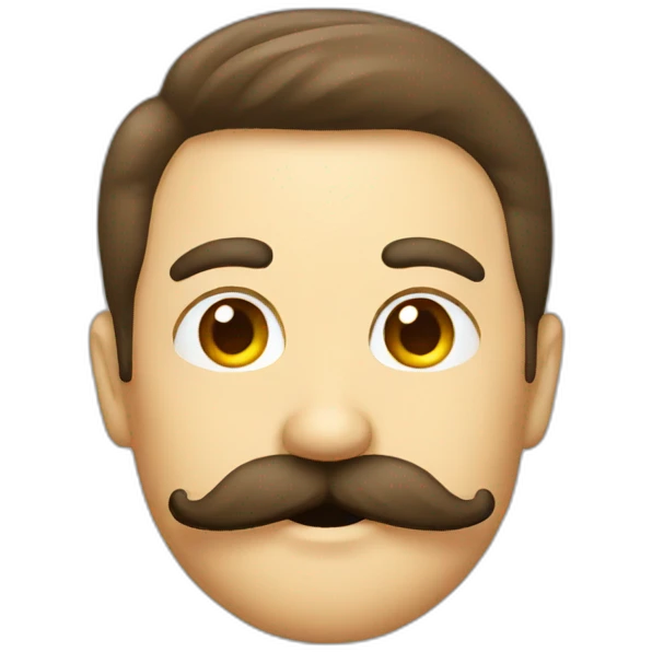 mustache emoji