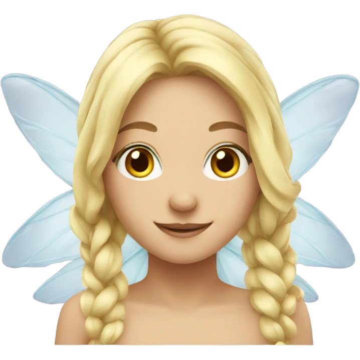 Blonde fairy emoji