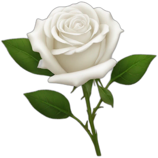 White rose emoji