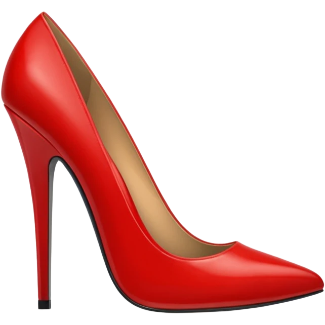 two Red heels emoji