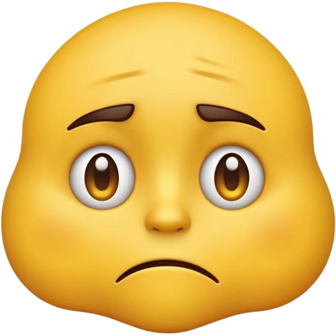 Disappointed like a regular emoji  emoji